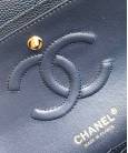 Сумка Classic Flap Bag Caviar Medium Navy Blue